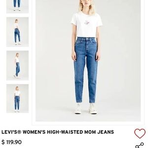 Levis High rise Mom jeans